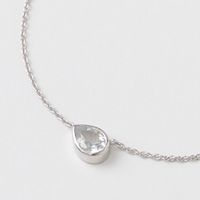 cotori./天然石ネックレス ホワイトトパーズ